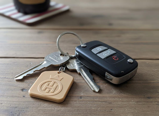 NFC Tap Capable Key-chain | Customizable with logo , name and more | Business , Social media , Website