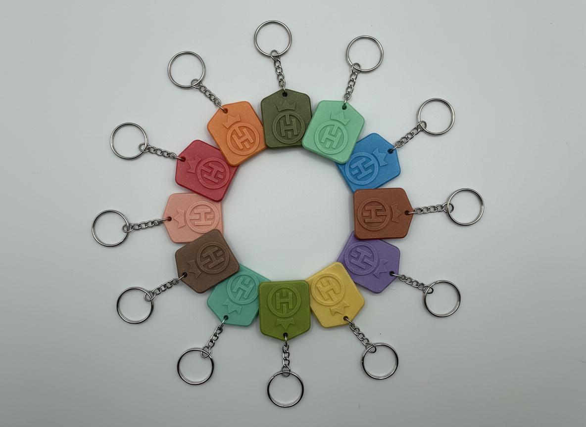 NFC Tap Capable Key-chain | Customizable with logo , name and more | Business , Social media , Website