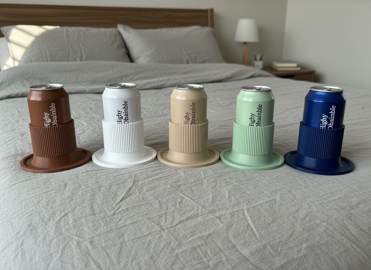 Non-Tip Couch Cup Holder | Spill-Resistant Drink Holder for Sofas, Armrests & Soft Surfaces
