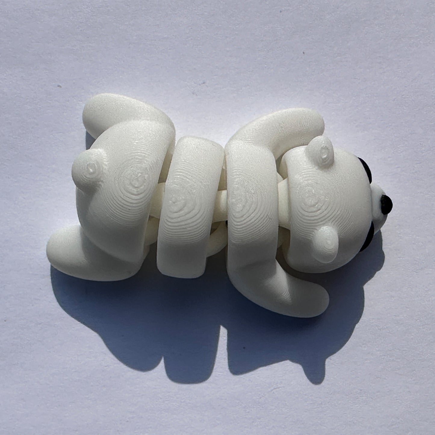 Mini Zou3d Polar Bear Keychain