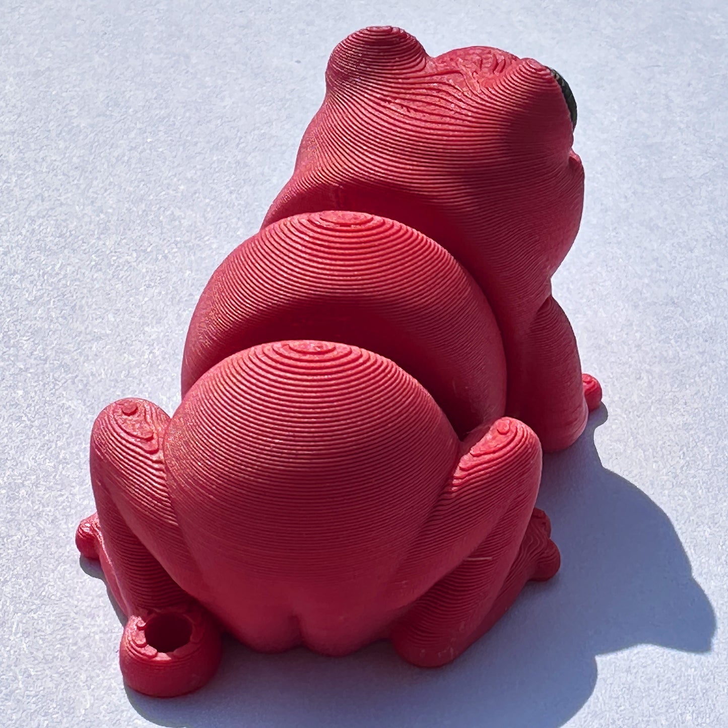 Mini Zou3d Cute Tiny Butt Frog Key chain