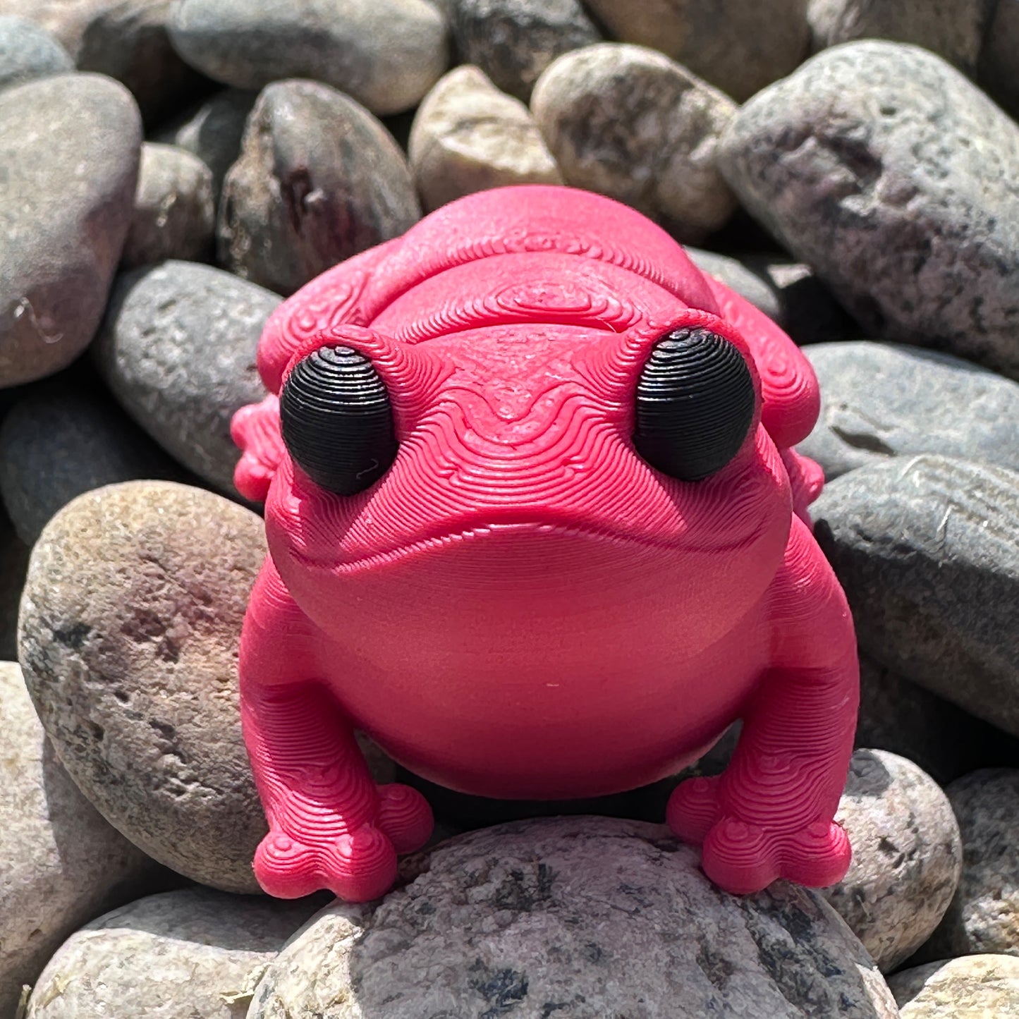 Mini Zou3d Cute Tiny Butt Frog Key chain