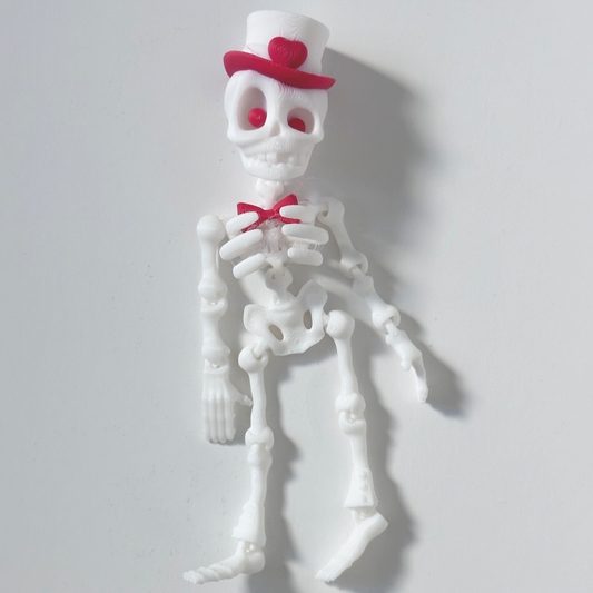 Skeleton with Top hat - Flexi Factory