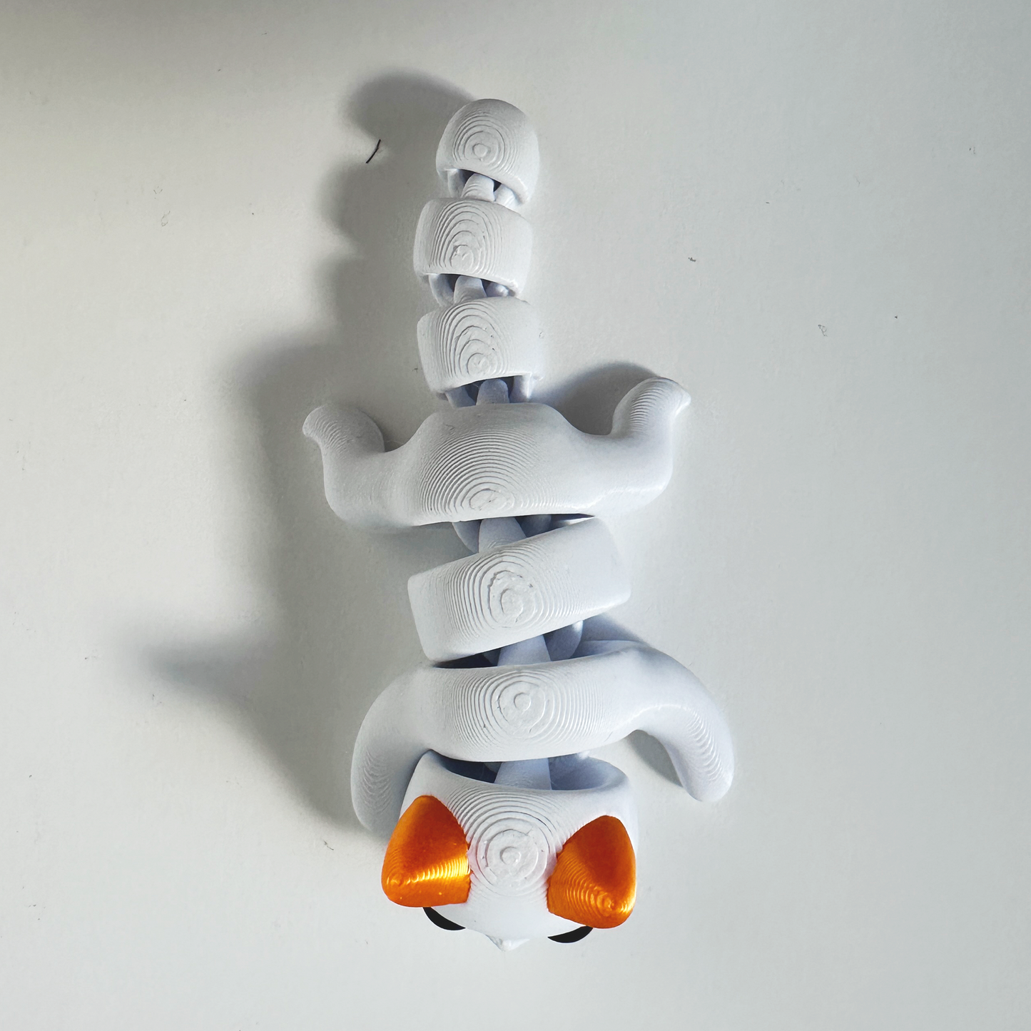 Mini Zou3d White cat with Orange Ears